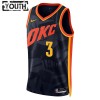 Camiseta Niños NBA Oklahoma City Thunder Josh Giddey 2023-24 Nike City Edition Negro Swingman